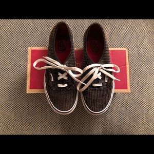 Corduroy Black Vans